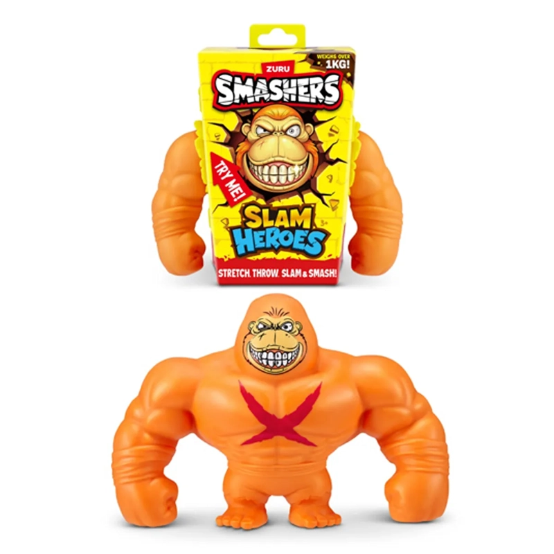 FIGURA DE ACCIÓN SMASHERS GORILA ESTIRABLE Y APLASTABLE - MODELO ALEATORIO - 1