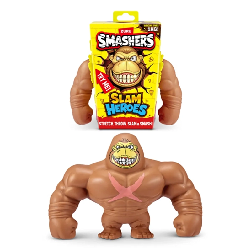 FIGURA DE ACCIÓN SMASHERS GORILA ESTIRABLE Y APLASTABLE - MODELO ALEATORIO - 2