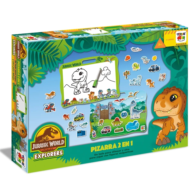 PIZARRA 2 EN 1 JURASSIC - 1