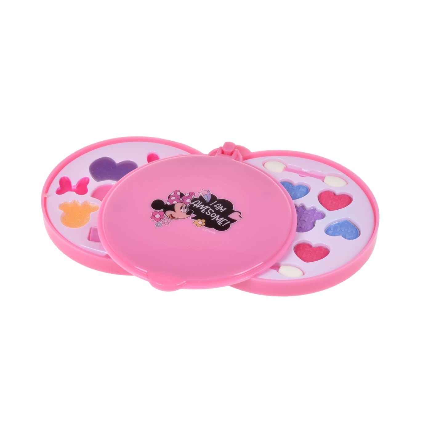 SET MINNIECIRCULAR CON TRES PISOS COSMÉTICOS Y ESPEJO - 1