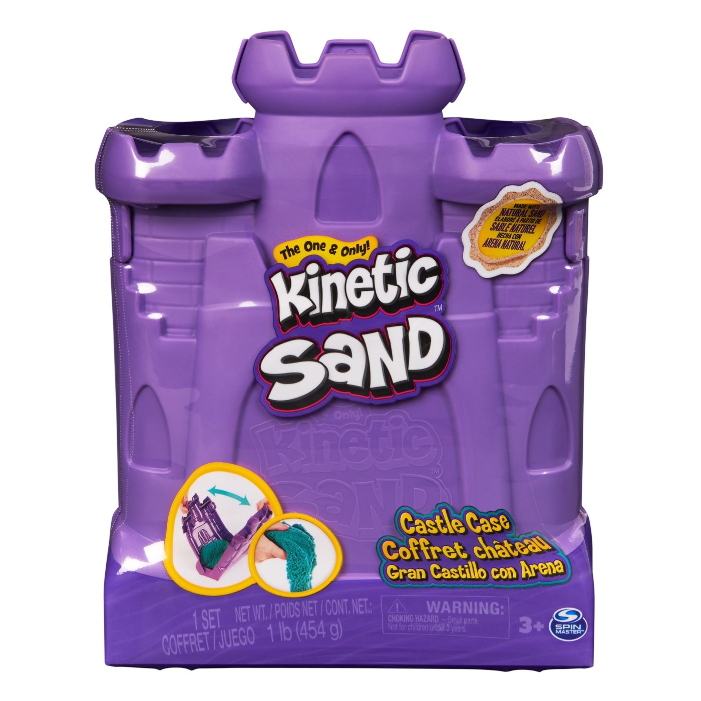 ARENA MÁGICA KINETIC SAND CASTILLO CON 370 GRAMOS - 2