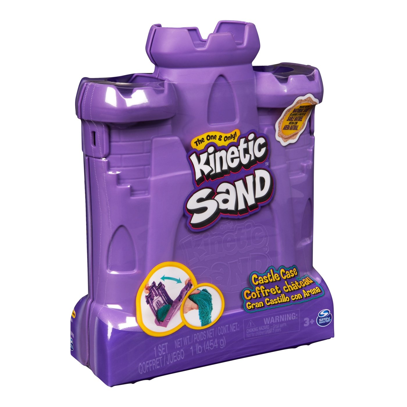 ARENA MÁGICA KINETIC SAND CASTILLO CON 370 GRAMOS - 6