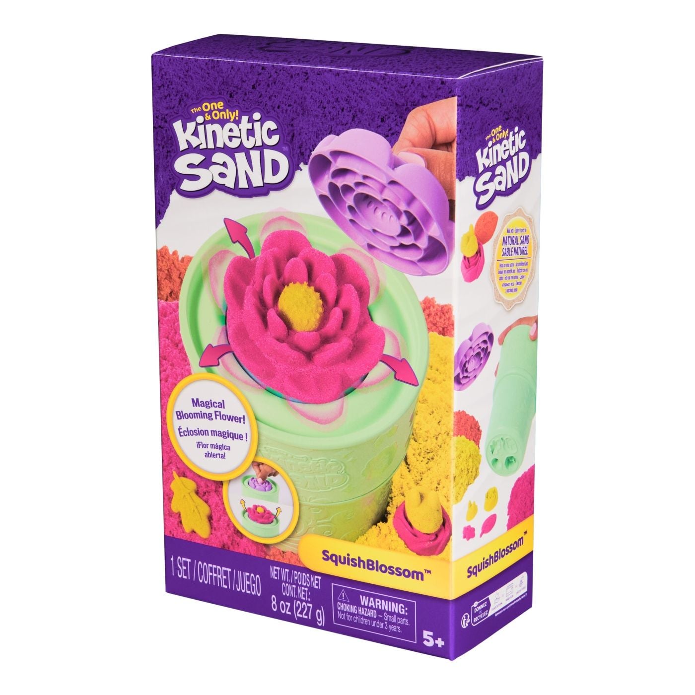 ARENA MÁGICA KINETIC SAND PACK CREACIÓN FLORES - 4
