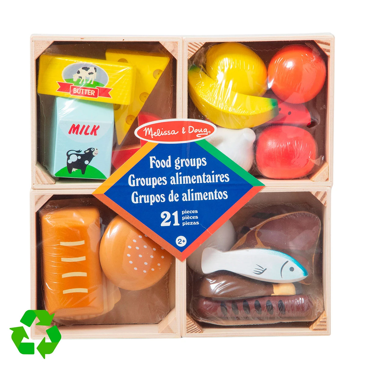 SET DE ALIMENTOS DE MADERA MELISSA & DOUG - 1