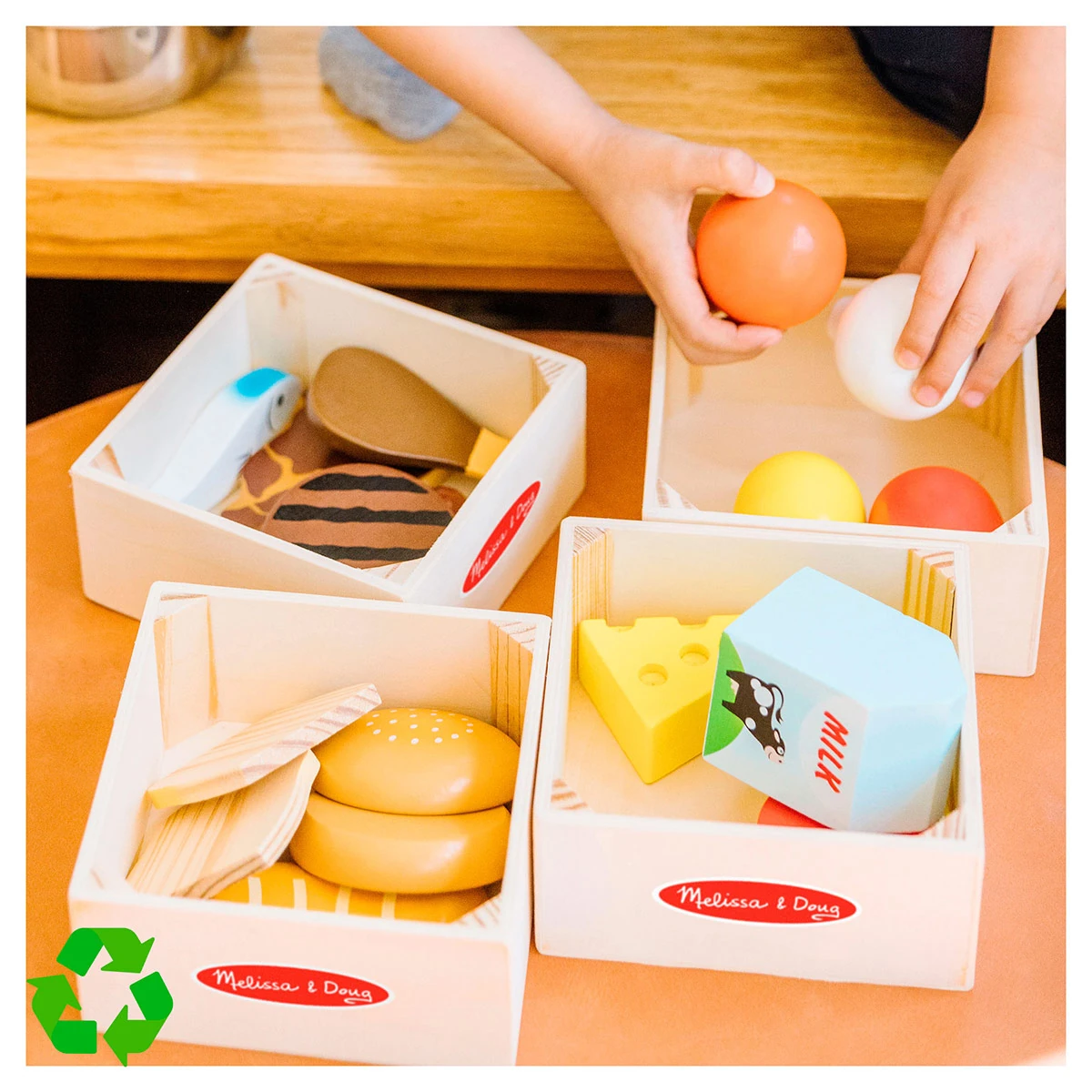 SET DE ALIMENTOS DE MADERA MELISSA & DOUG - 4