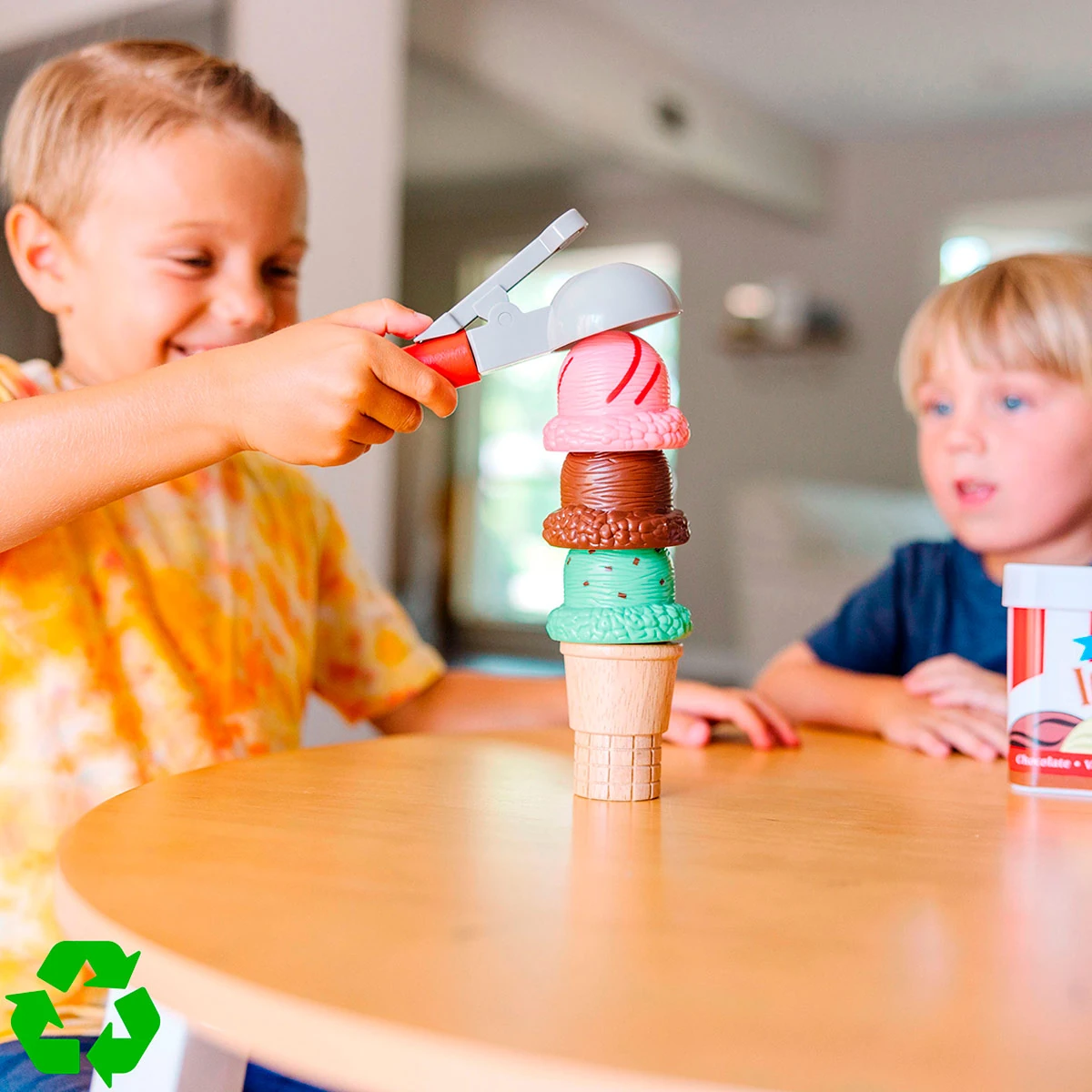 JUEGO DE HELADO DE MADERA MELISSA & DOUG - 5