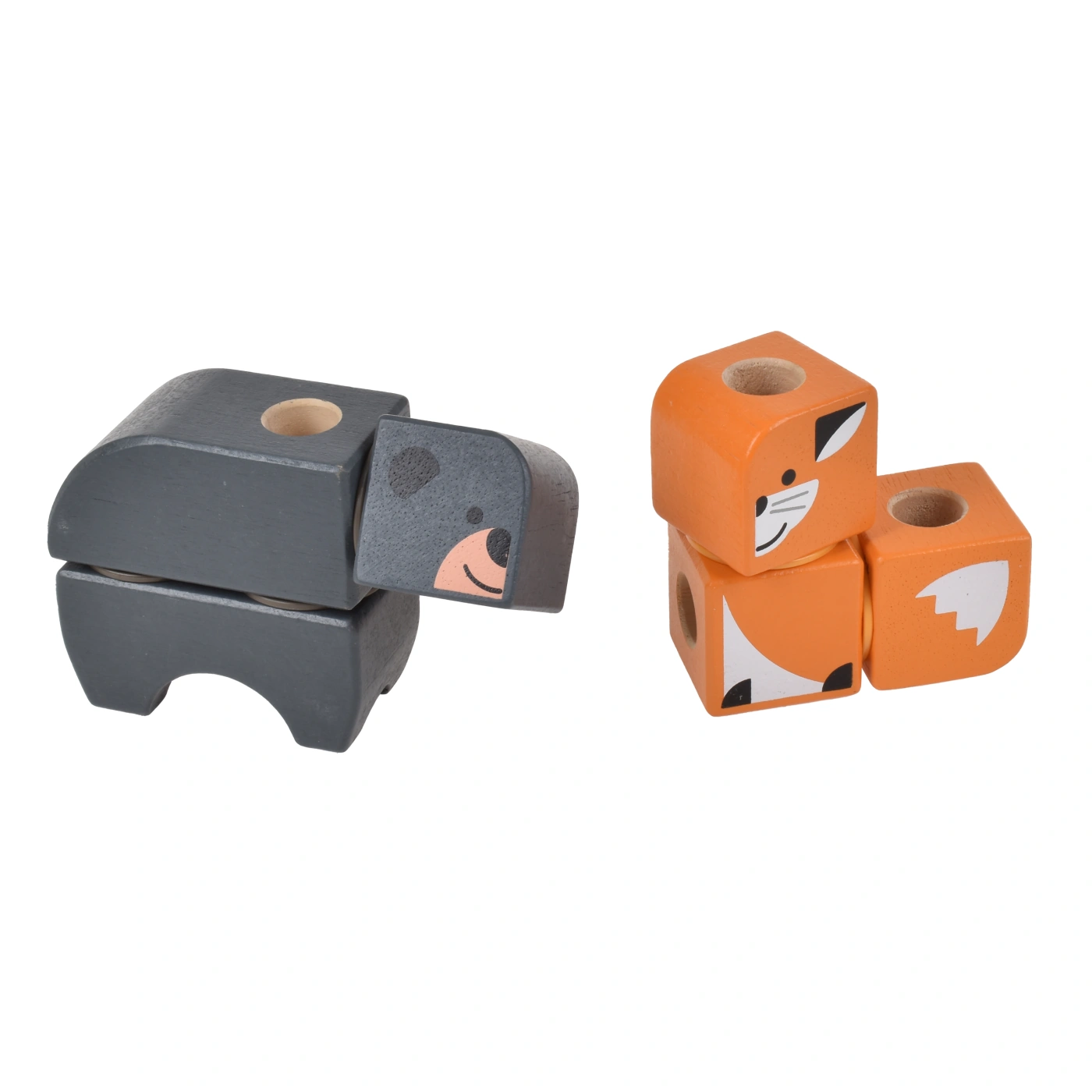 SET DE BLOQUES ANIMALES DEL BOSQUE MELISSA AND DOUG - 2