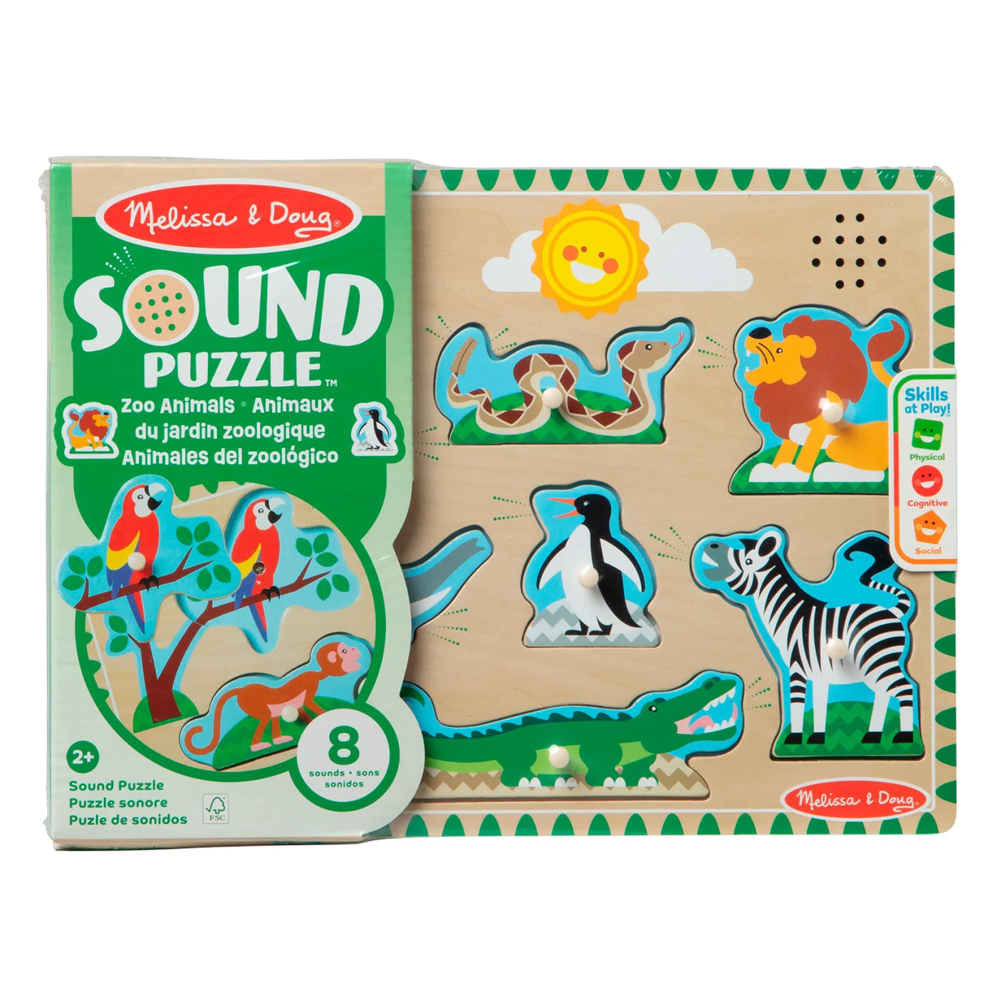 PUZZLES ENSAMBLABLES CON SONIDO MELISSA AND DOUG - 1