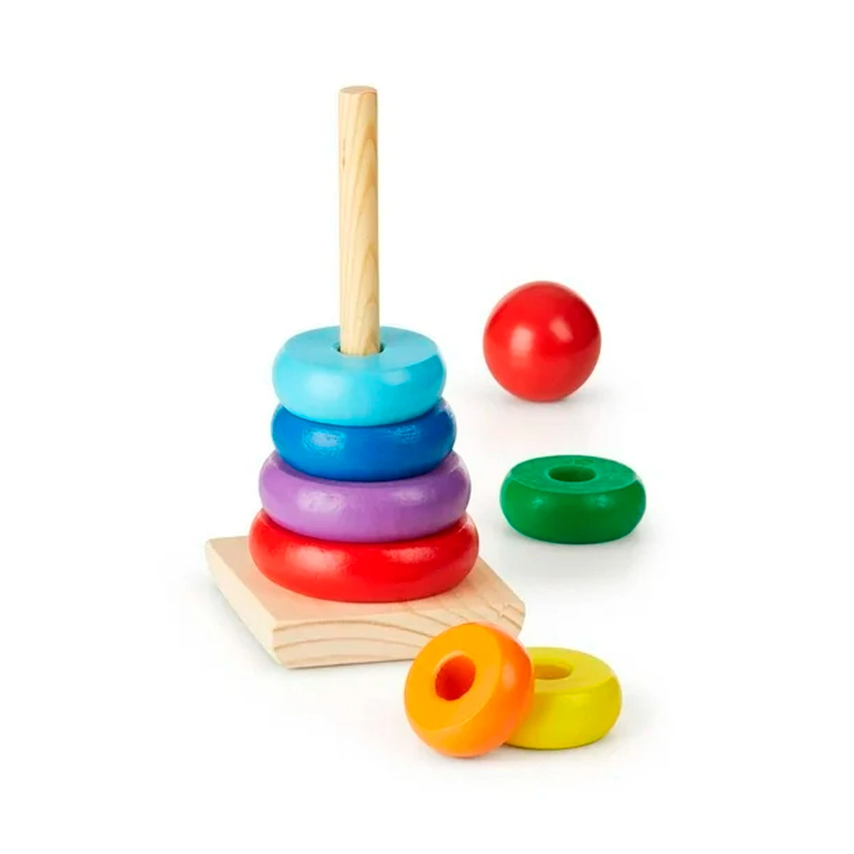 APILADOR ARCOIRIS DE MADERA MELISSA AND DOUG - 2