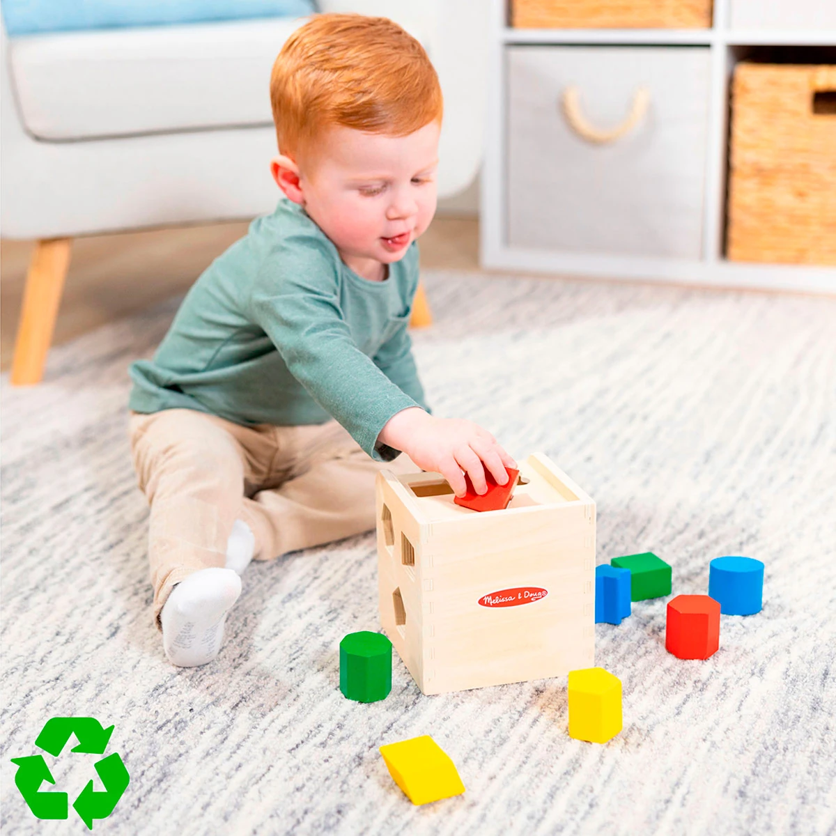 CUBO DE ENCAJE DE MADERA MELISSA & DOUG - 2