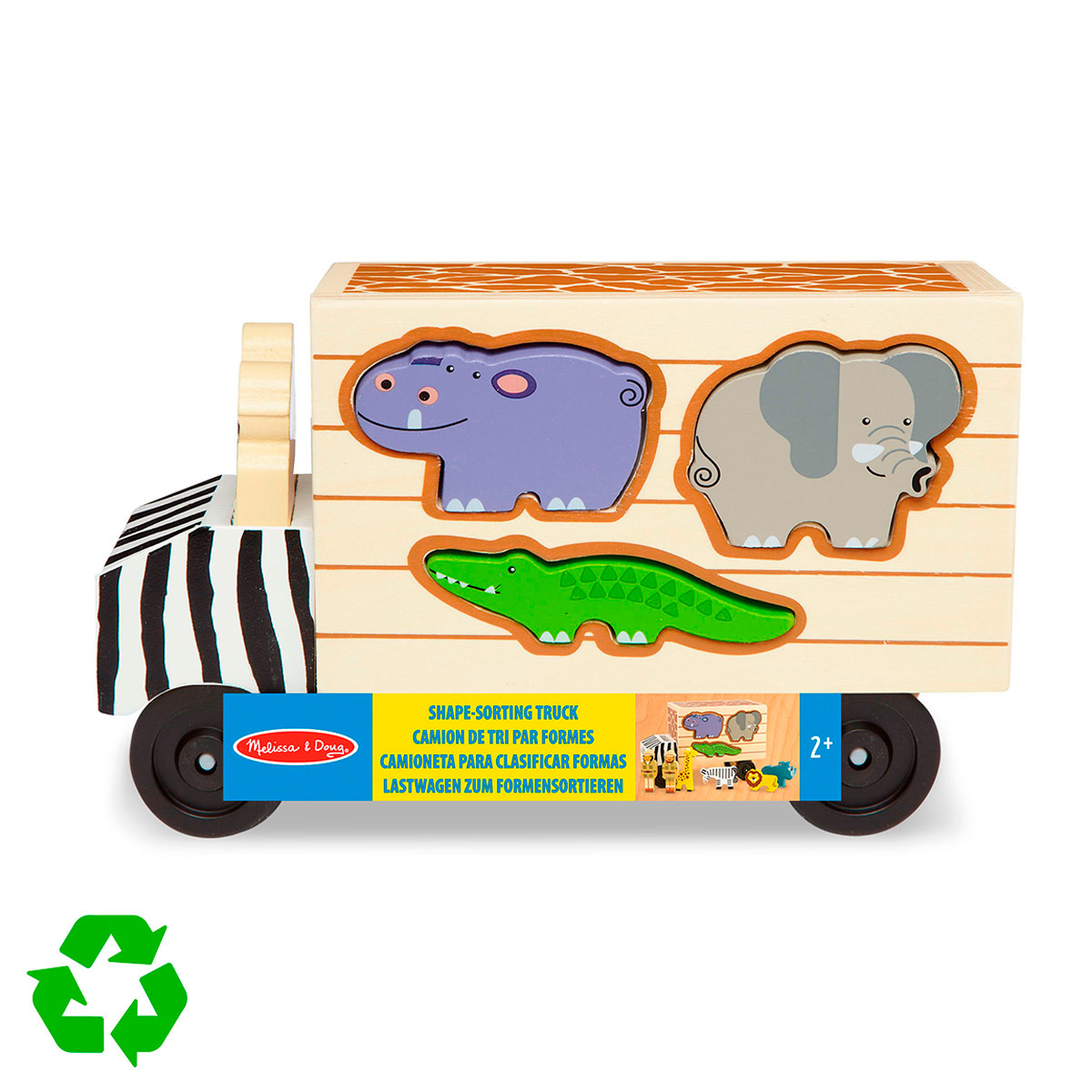 JUGUETE DE ENCAJE MELISSA & DOUG CAMIÓN SAFARI DE MADERA - 5