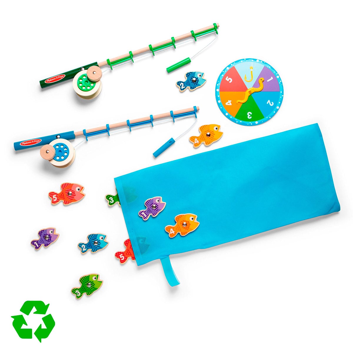 JUEGO DE PESCA DE MADERA  MELISSA & DOUG - 1