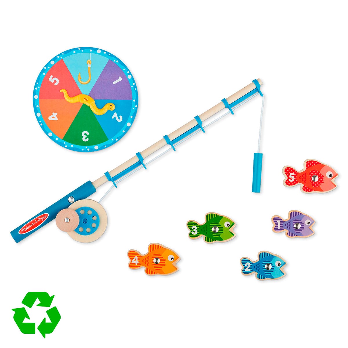 JUEGO DE PESCA DE MADERA  MELISSA & DOUG - 3