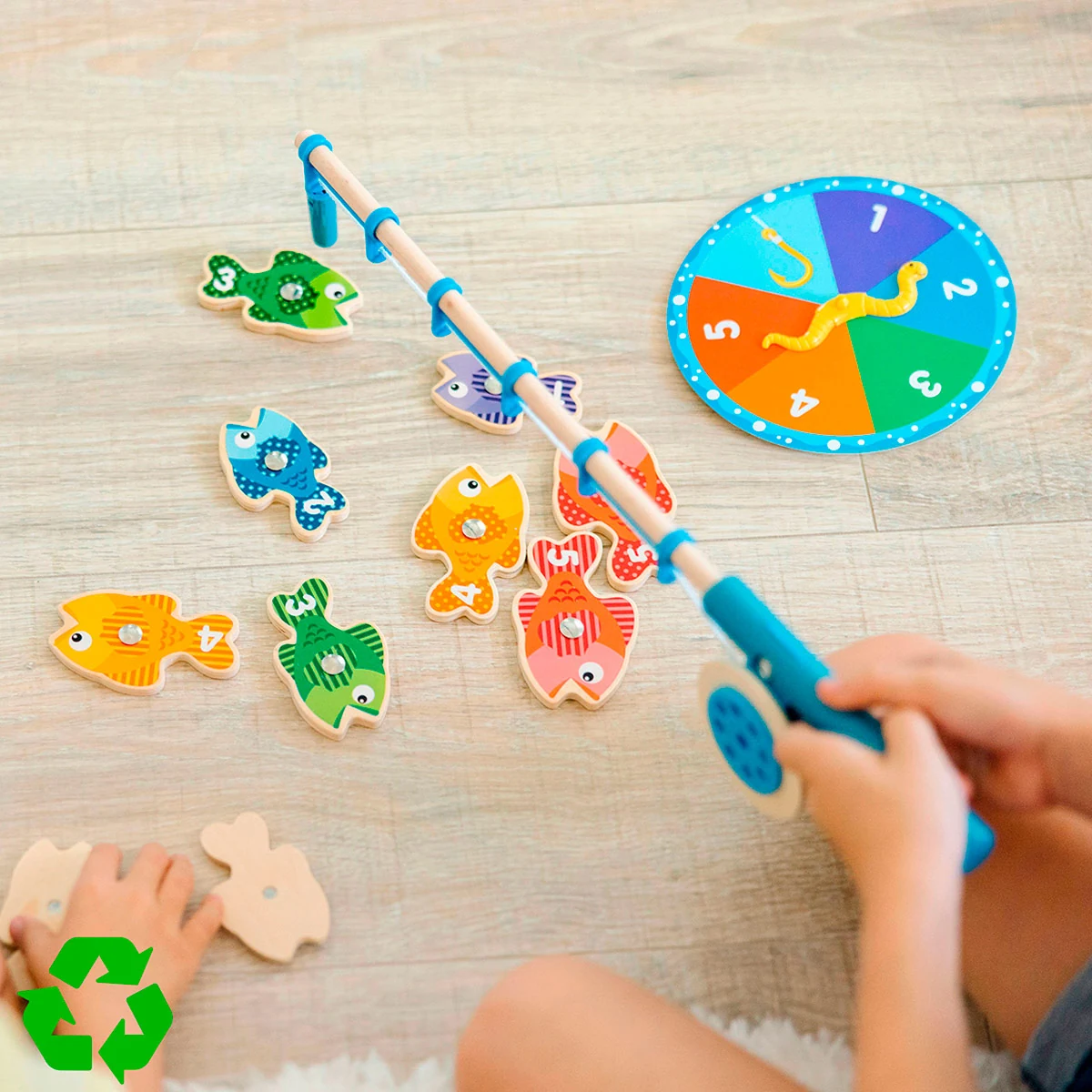 JUEGO DE PESCA DE MADERA  MELISSA & DOUG - 5