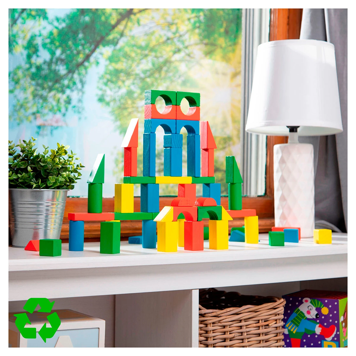 SET 100 BLOQUES DE MADERA MELISSA & DOUG - 4
