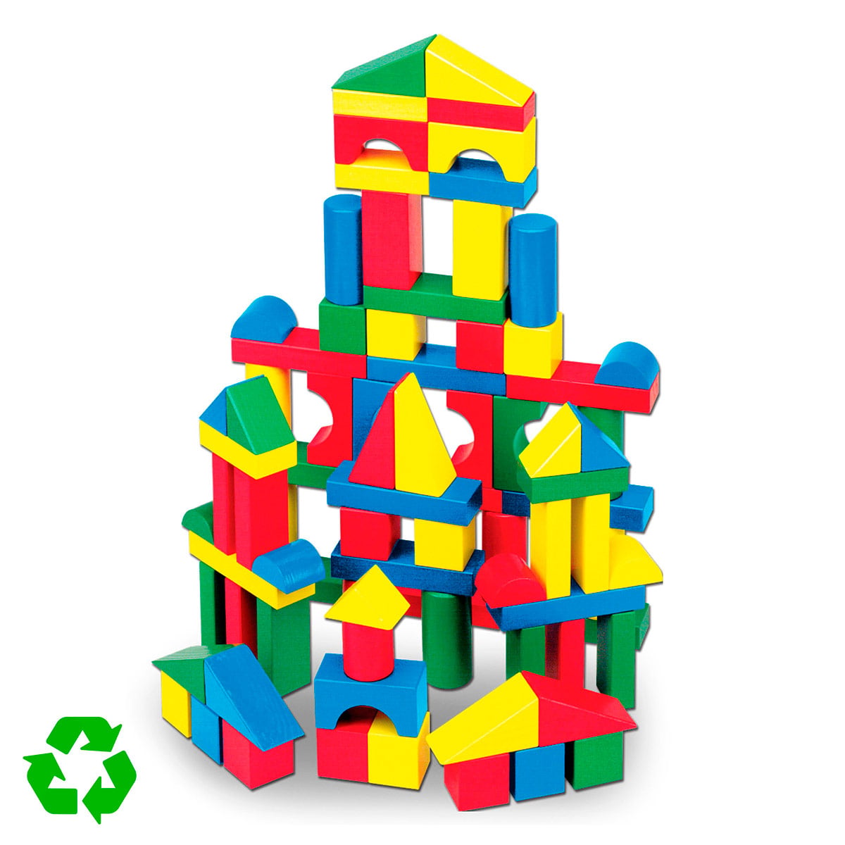 SET 100 BLOQUES DE MADERA MELISSA & DOUG - 5