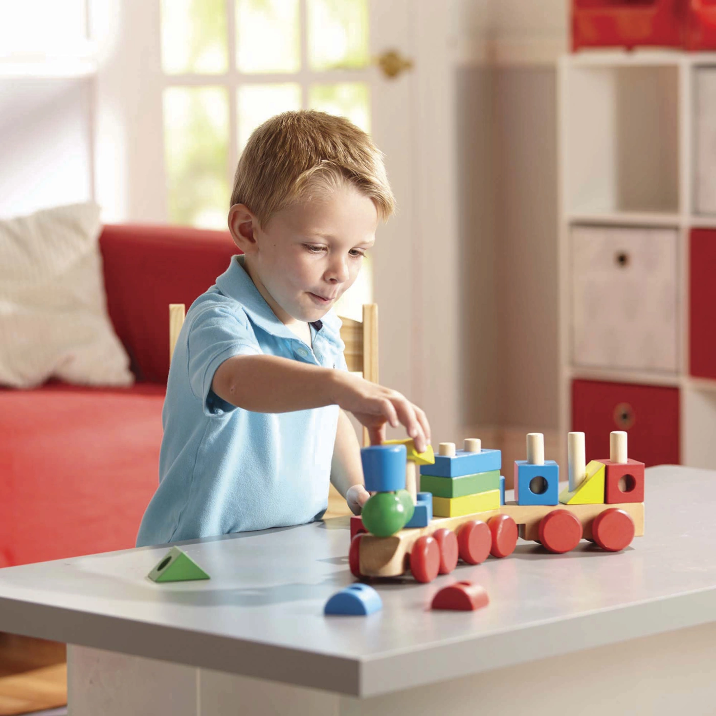 TREN DE MADERA PARA APILAR MELISSA AND DOUG - 1