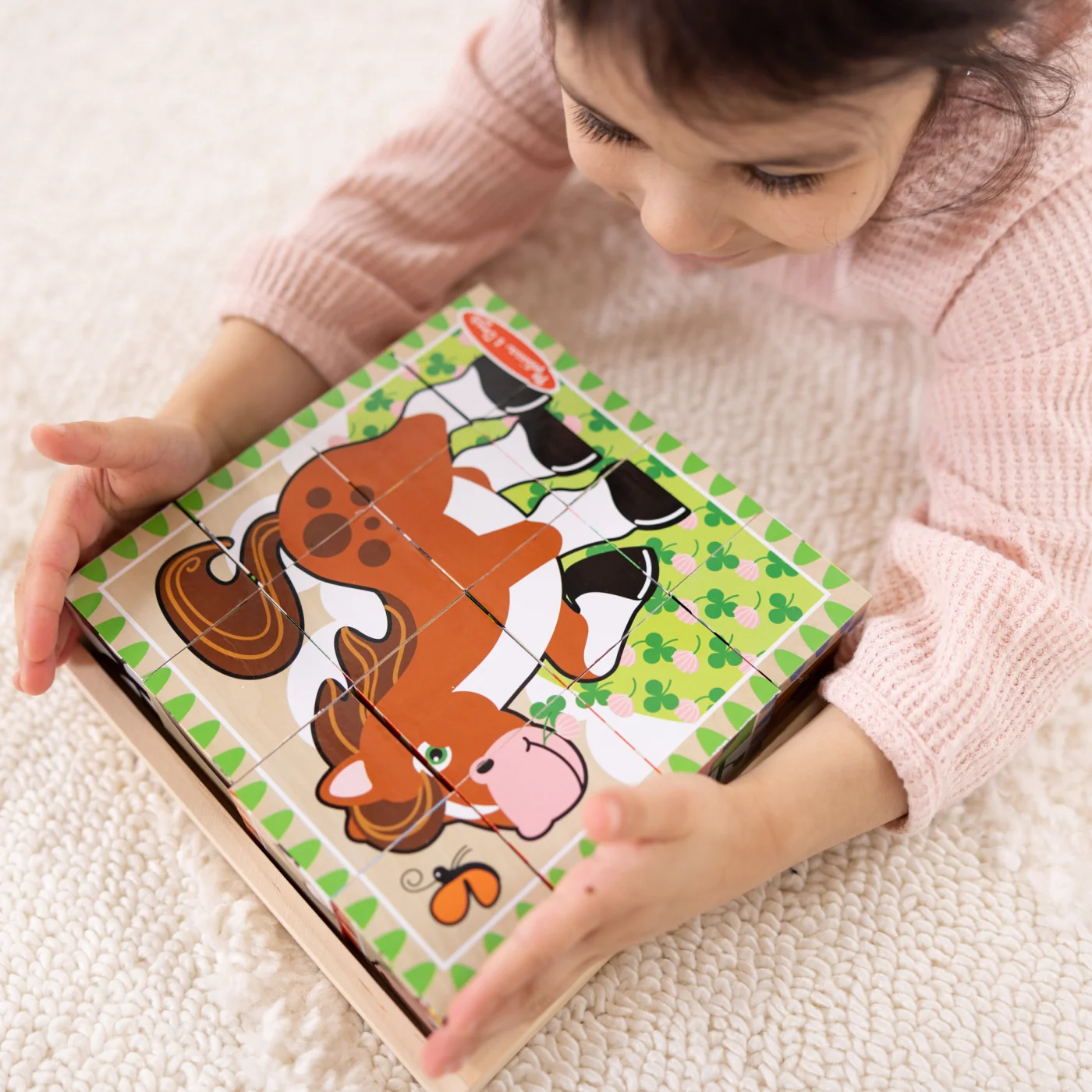 PUZZLE DE MADERA 16 PIEZAS LA GRANJA MELISSA AND DOUG - 1