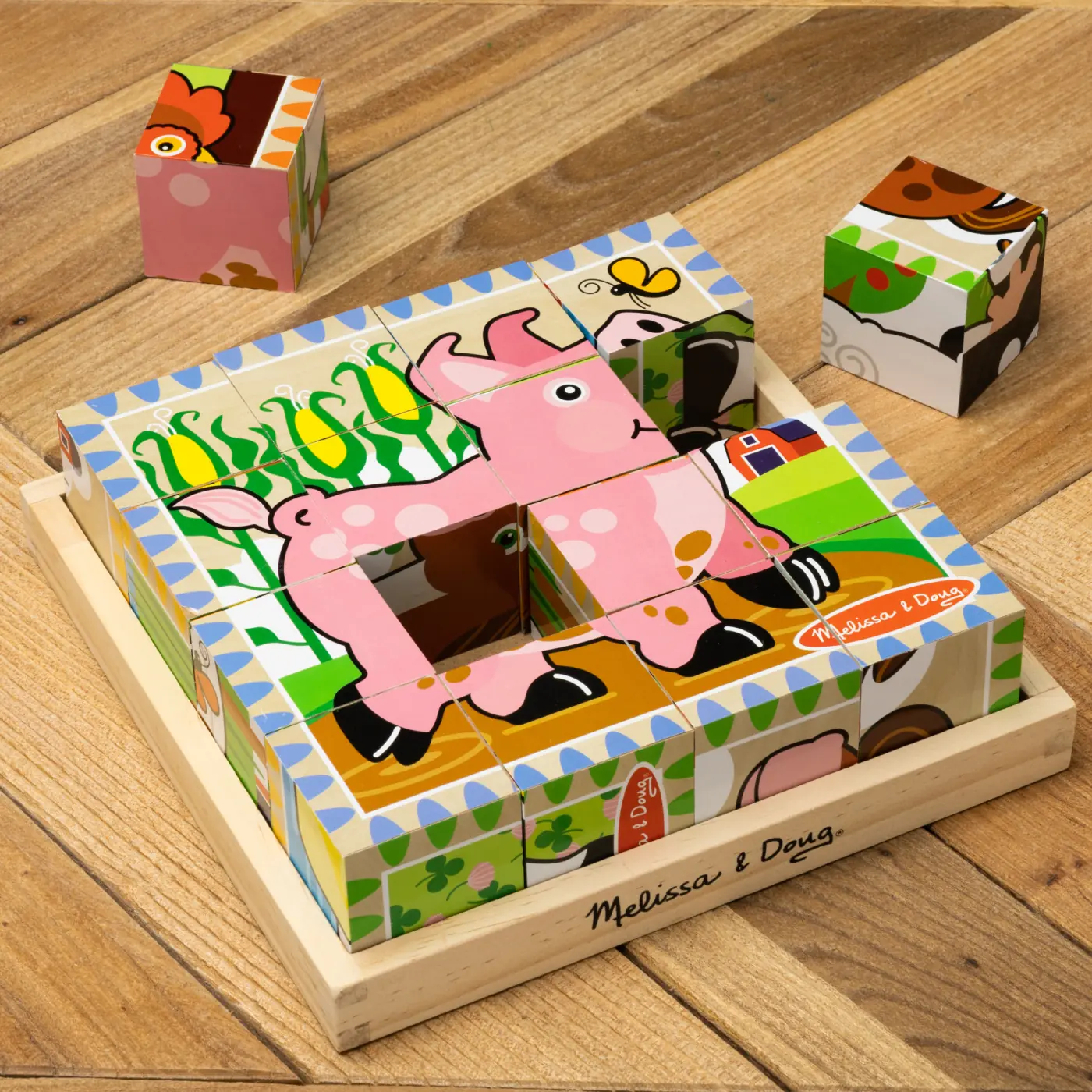 PUZZLE DE MADERA 16 PIEZAS LA GRANJA MELISSA AND DOUG - 2