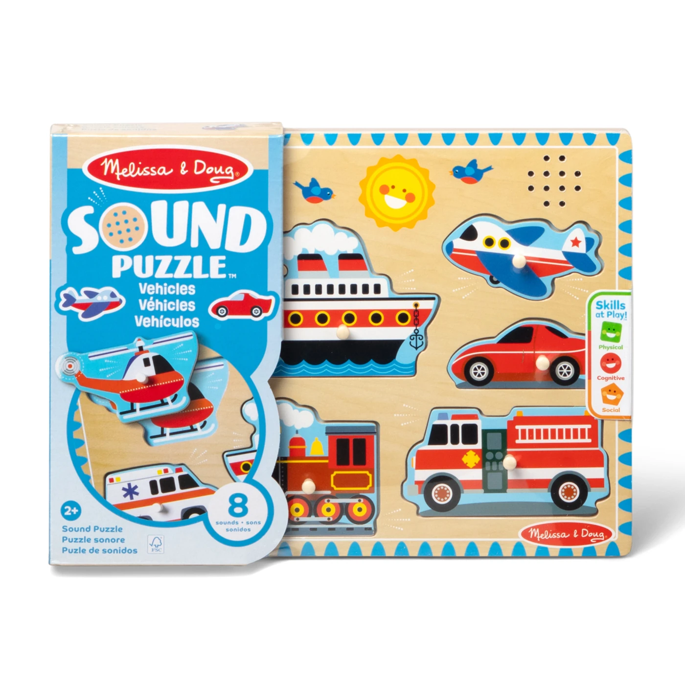 PUZZLES DE VEHICULOS CON SONIDO MELISSA AND DOUG - 3