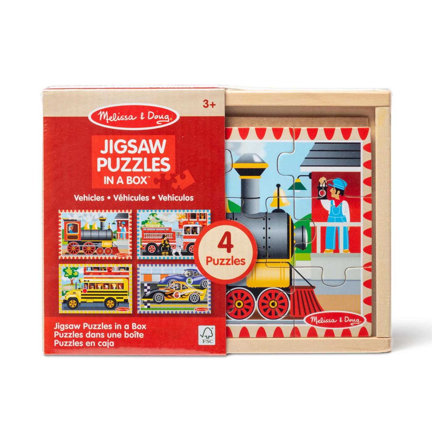 PUZZLES DE VEHICULO EN CAJA MELISSA AND DOUG - 1