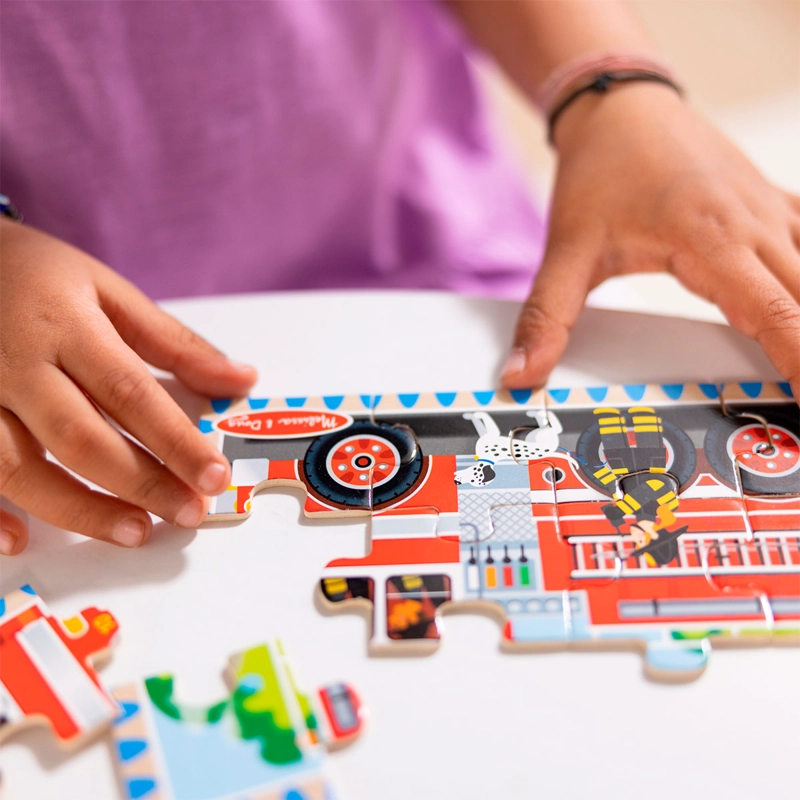 MELISSA AND DOUG PUZZLES DE VEHICULO EN CAJA