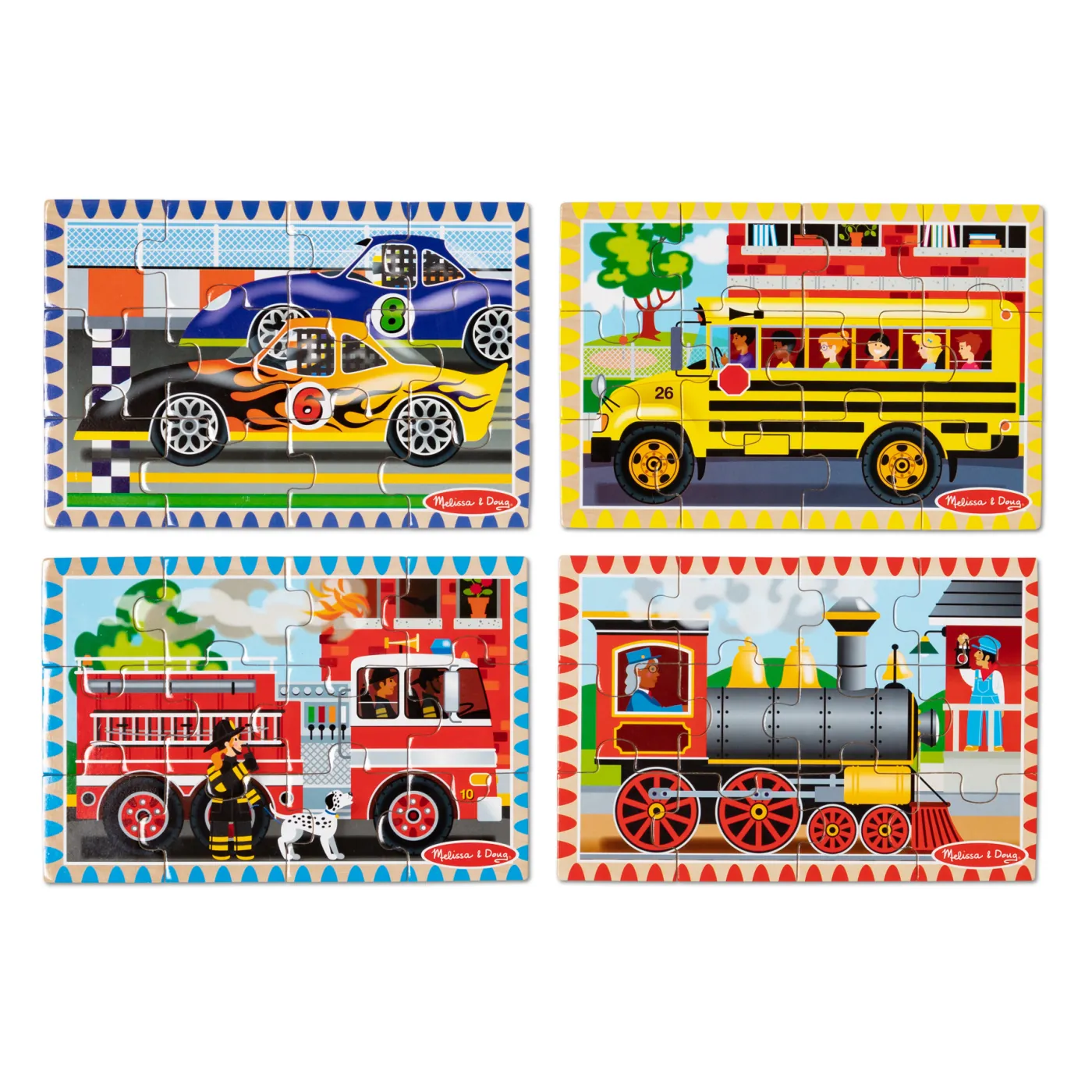 PUZZLES DE VEHICULO EN CAJA MELISSA AND DOUG - 3