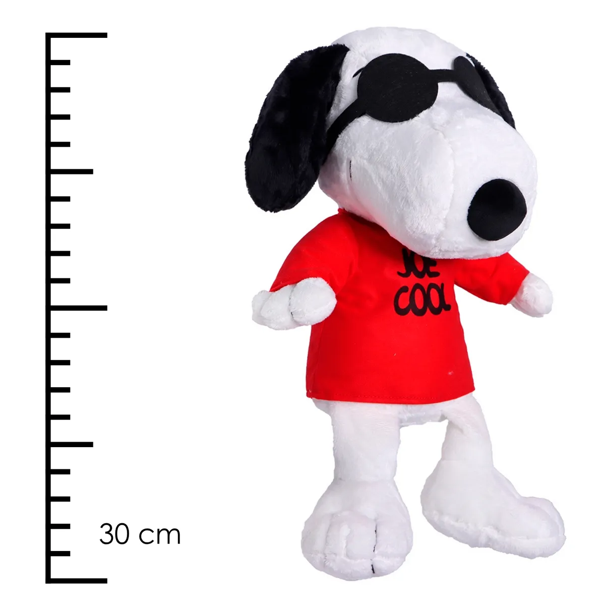 PEANUTS PELUCHE 30 CM DE SNOOPY CON POLO ROJO - 2