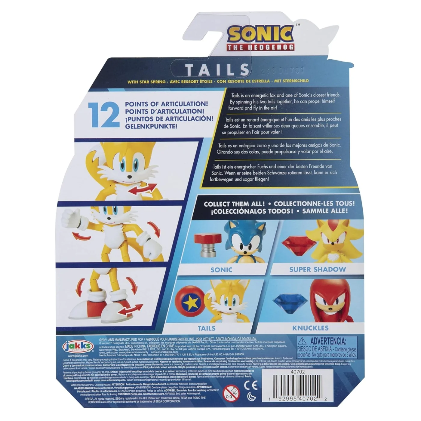 FIGURA ARTICULABLE SONIC W22 AS SURTIDO 10CM - 7