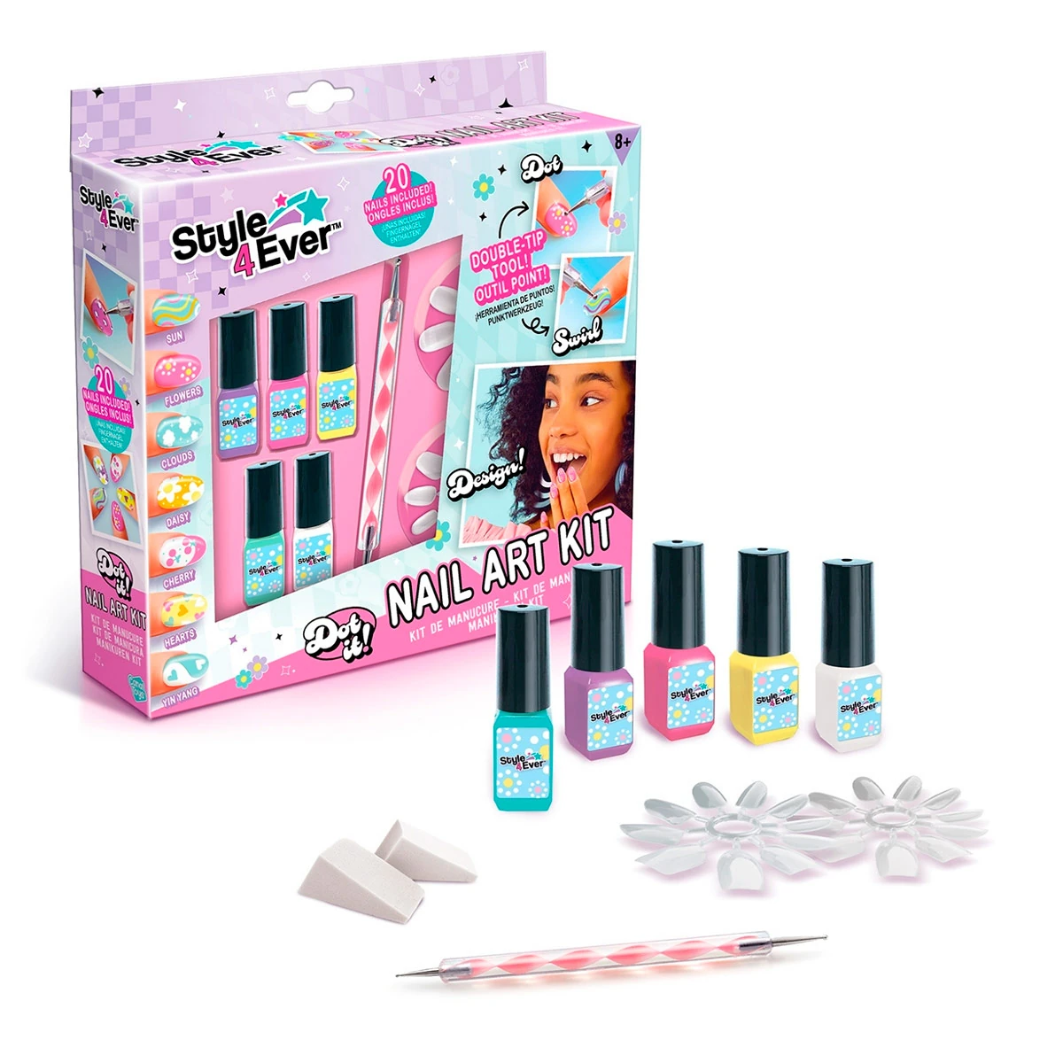 CANAL TOYS KIT PARA MANICURE PARA NIÑAS - 1