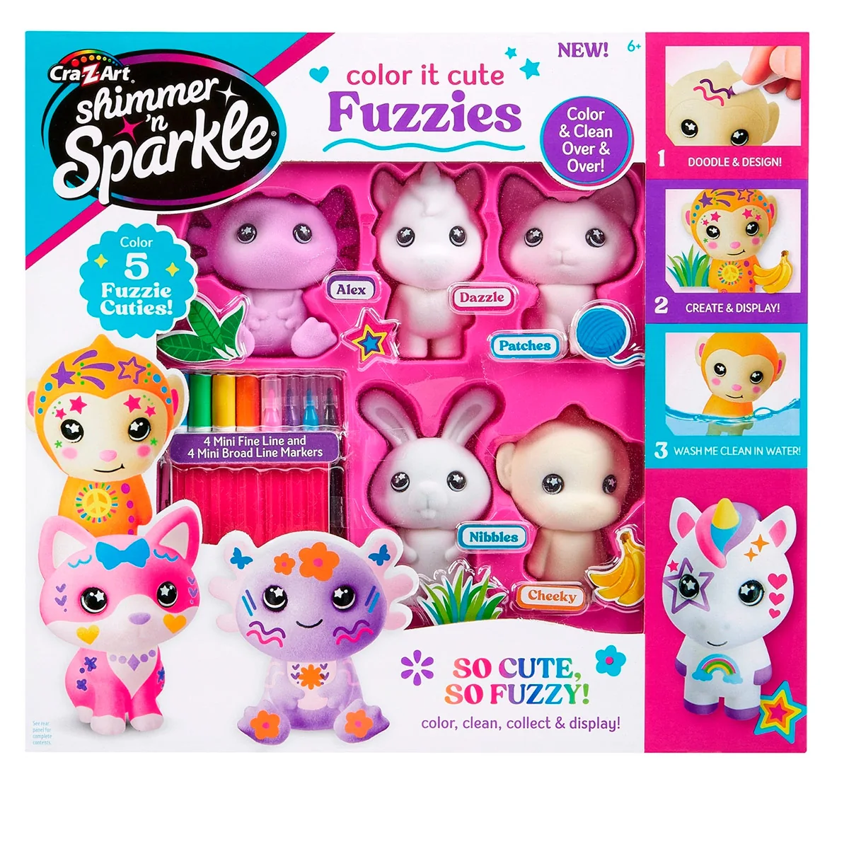CRA Z ART KIT PARA COLOREAR FUZZIES - 2