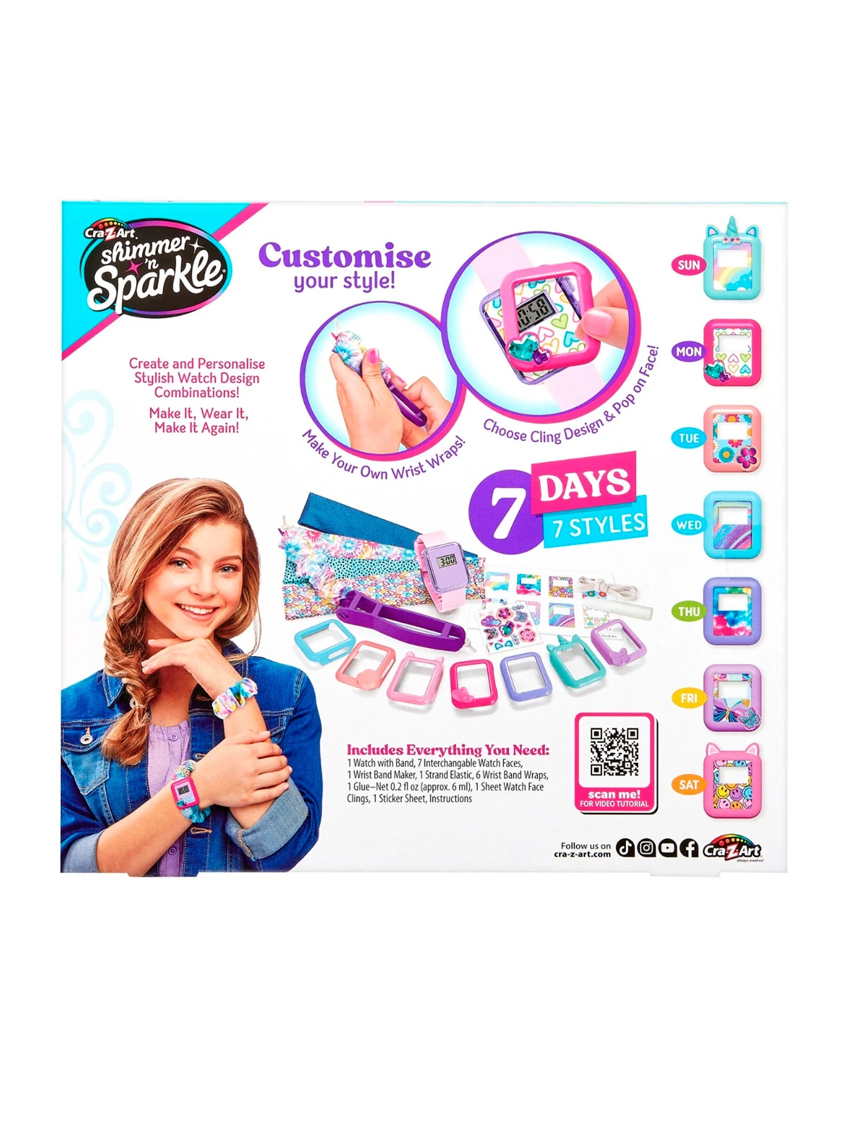 CRA Z ART SET DE RELOJ Y CORREAS INTERCAMBIABLES - 5