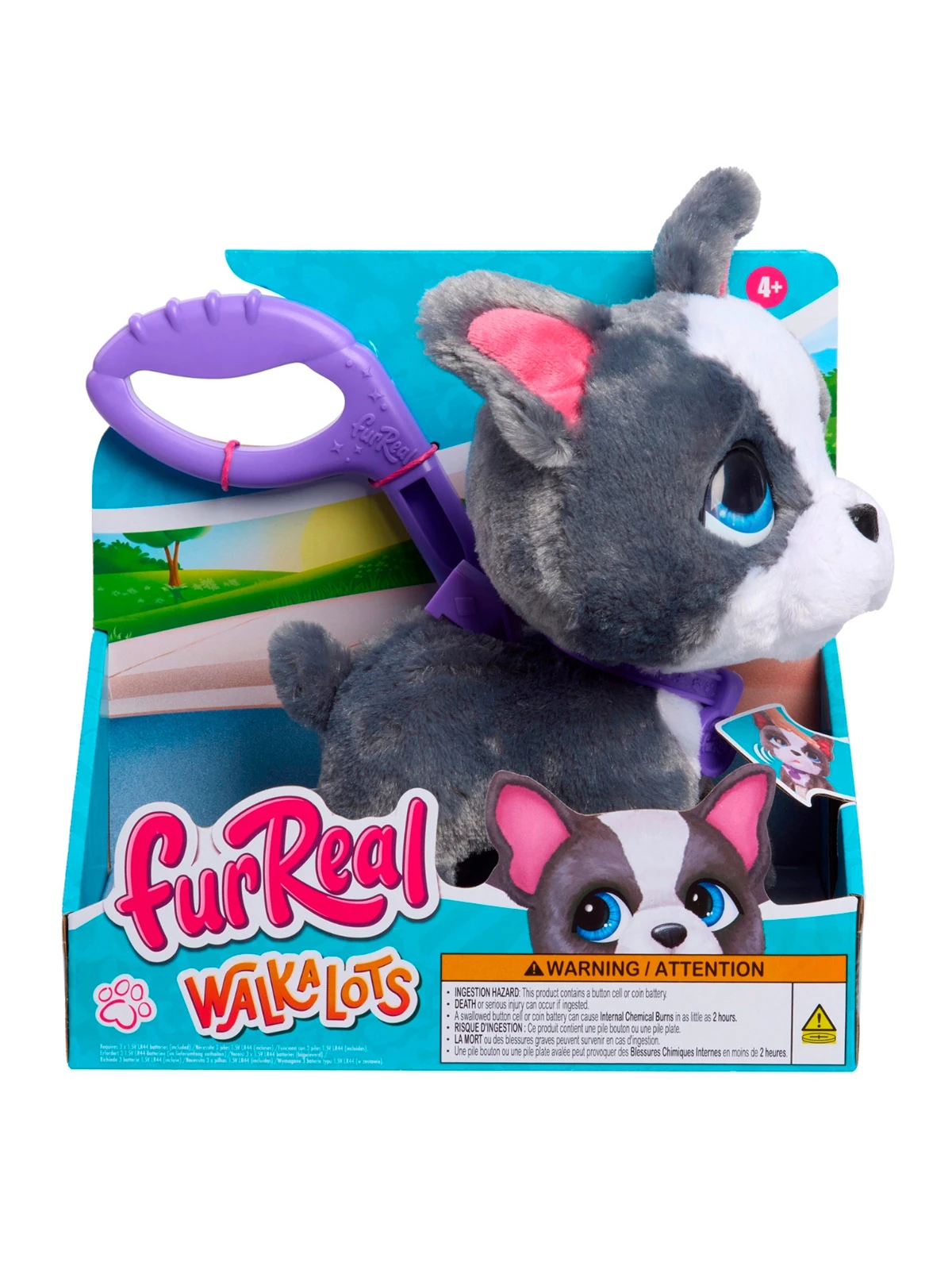 FURREAL PELUCHE WALK A LOTS FRENCH BULLDOG - 1