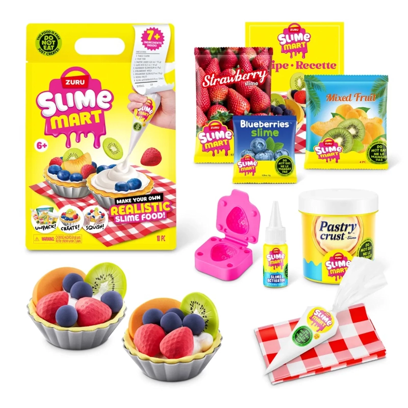 SET DE JUEGO TARTA DE FRUTAS SLIME MART - 1