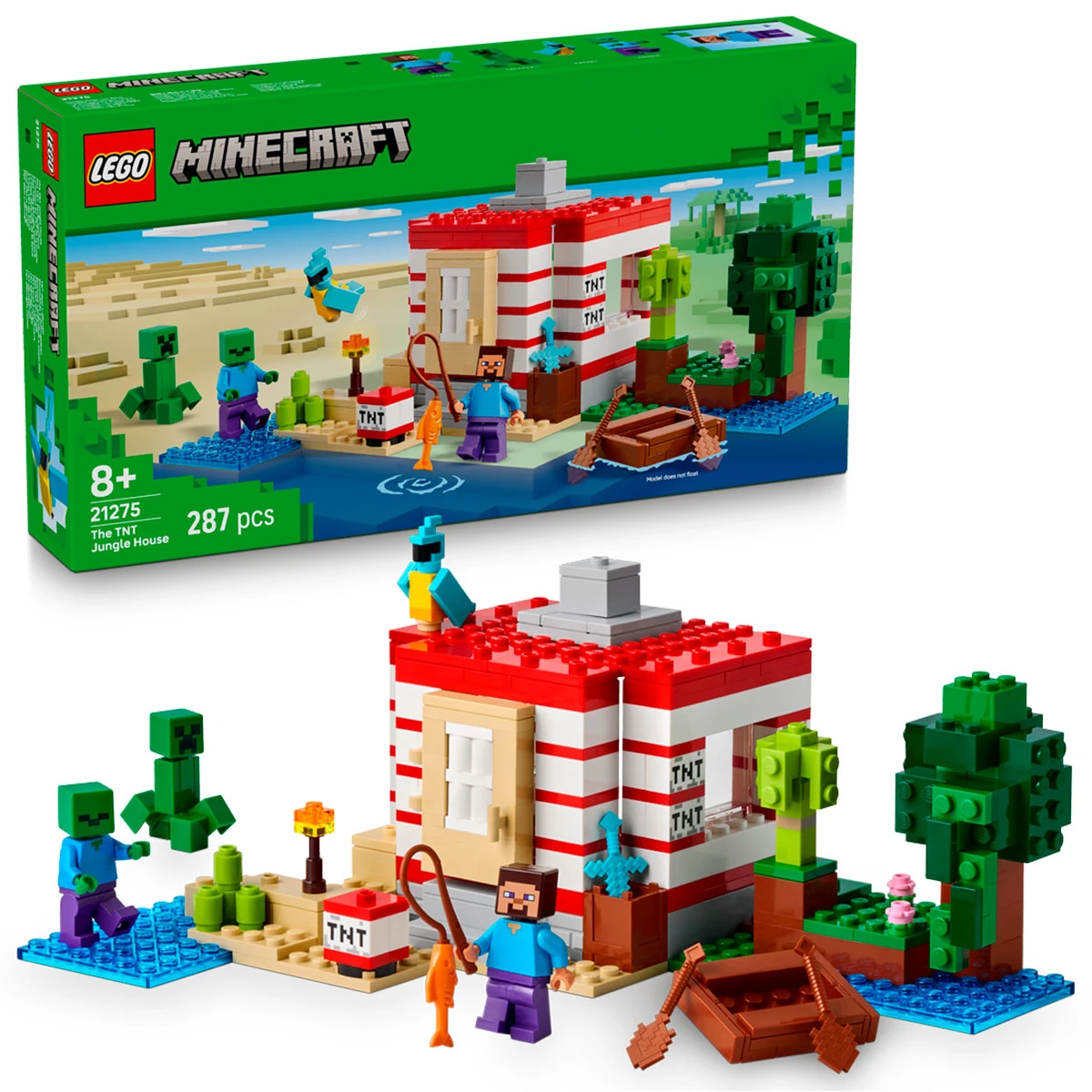BLOQUE DE CONSTRUCCIÓN LEGO LA CASA DINAMITA DE LA JUNGLA - 1