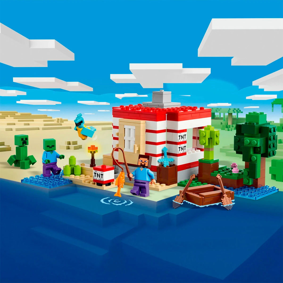 BLOQUE DE CONSTRUCCIÓN LEGO LA CASA DINAMITA DE LA JUNGLA - 3