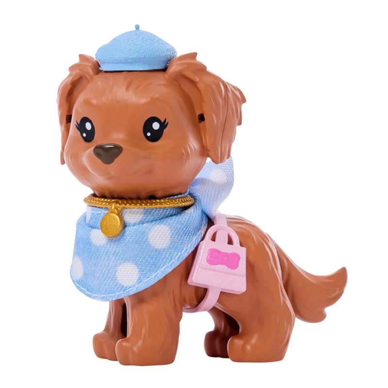 BARBIE FASHION BEAUTY MUÑECA LOOKS IGUALES TERESA Y PERRITO - 6