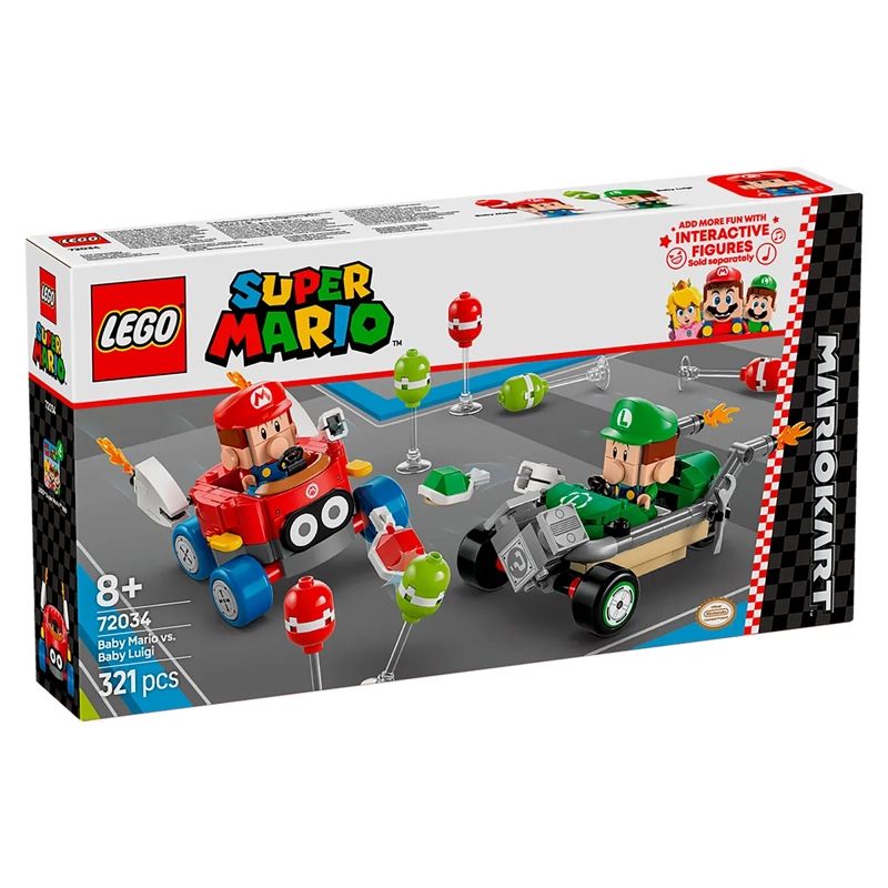 72034 MARIO KART BEBE MARIO CONTRA BEBE LUIGI - 1