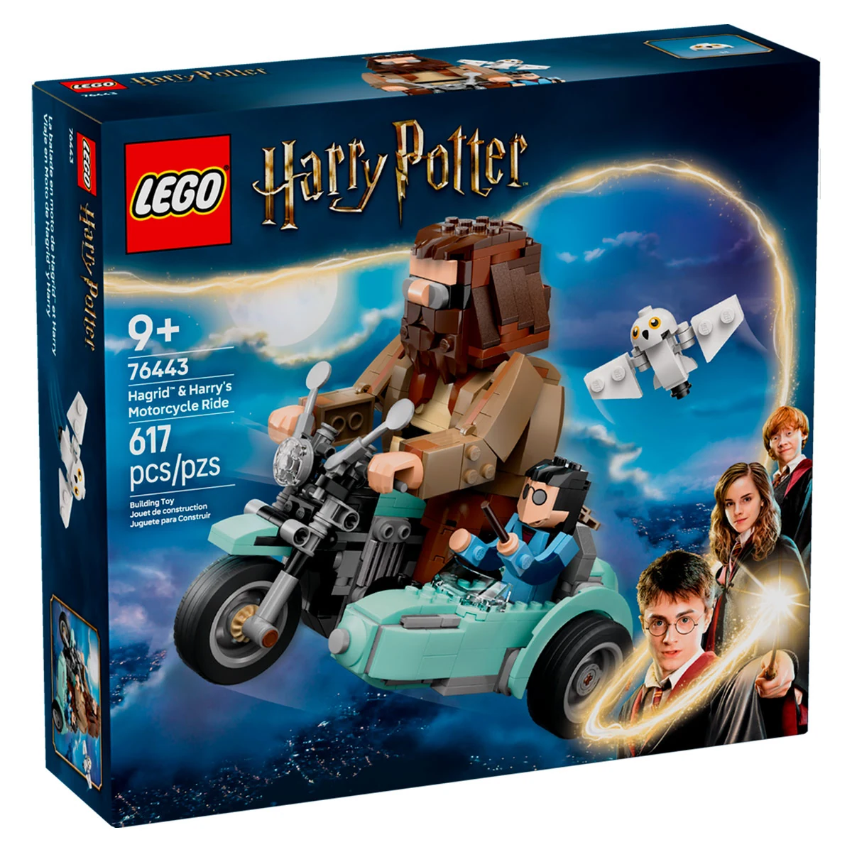 BLOQUE DE CONSTRUCCIÓN LEGO PASEO EN MOTOCICLETA DE HAGRID Y HARRY - 2