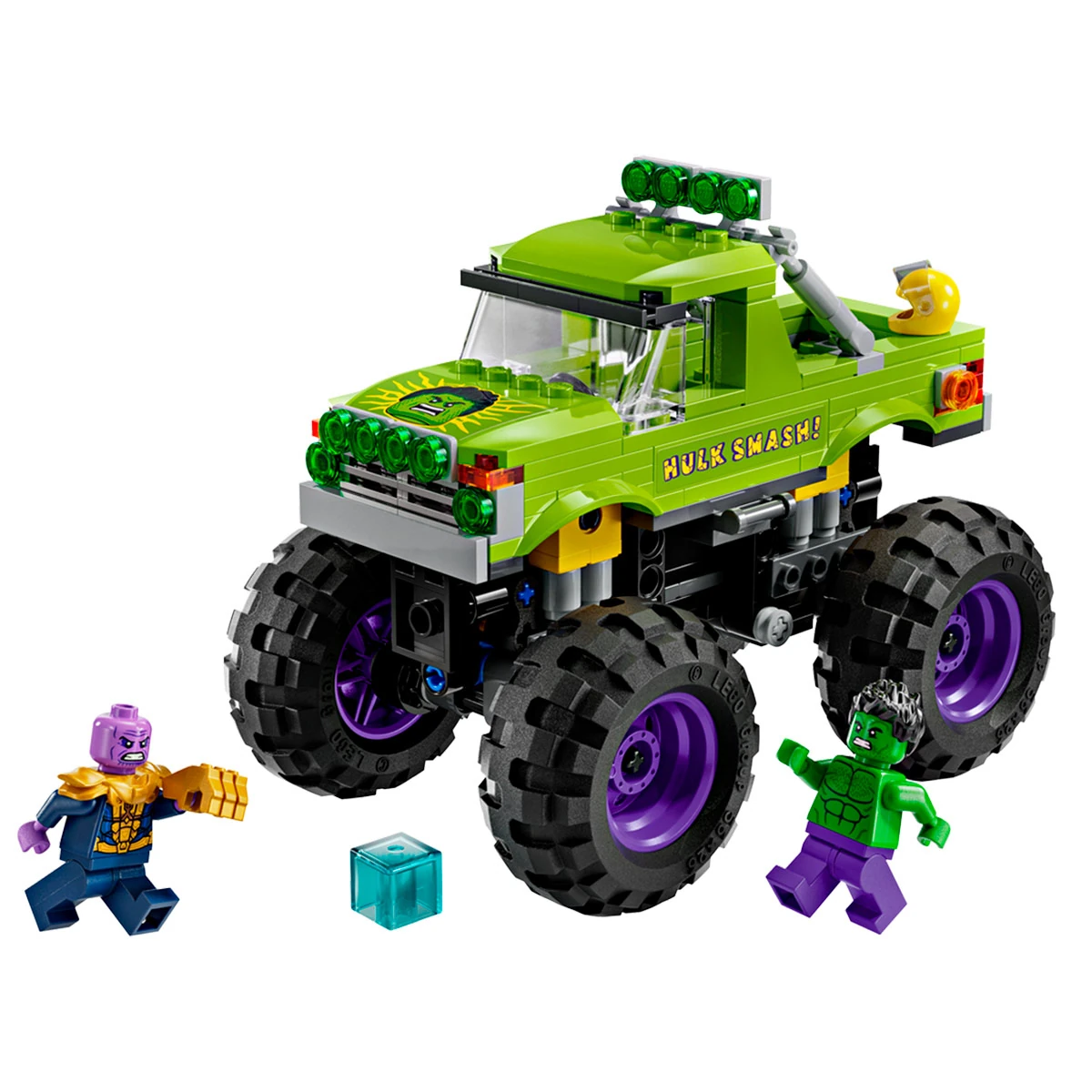 BLOQUE DE CONSTRUCCIÓN LEGO CAMION DE HULK VS THANOS - 1