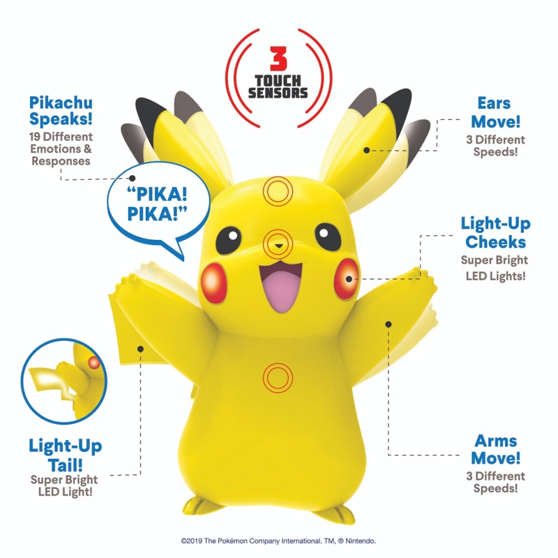 FIGURA PIKACHU INTERACTIVO - 3