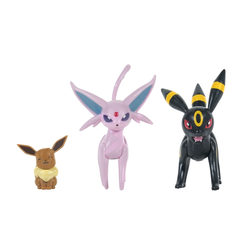 SET DE 3 FIGURAS EVOLUCION EEVEE - 1