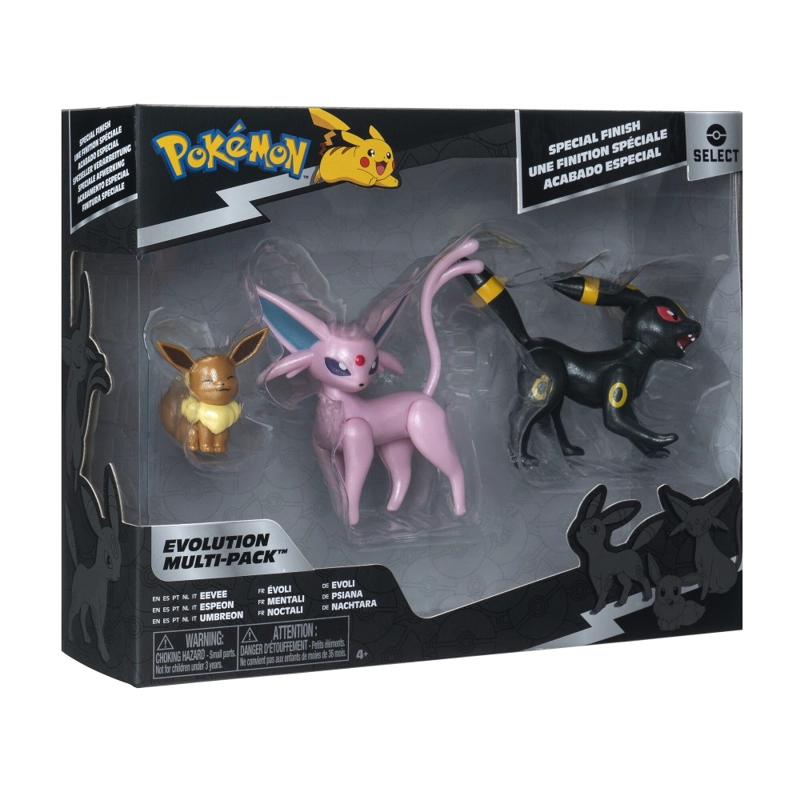 SET DE 3 FIGURAS EVOLUCION EEVEE - 2