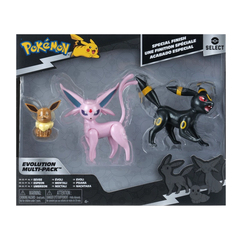 SET DE 3 FIGURAS EVOLUCION EEVEE - 6