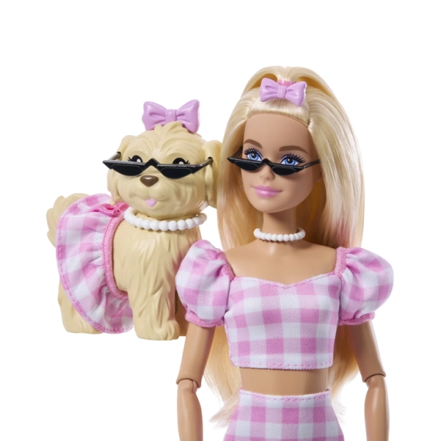 MUÑECA MALIBÚ BARBIE LOOKS IGUALES Y PERRITO - 4