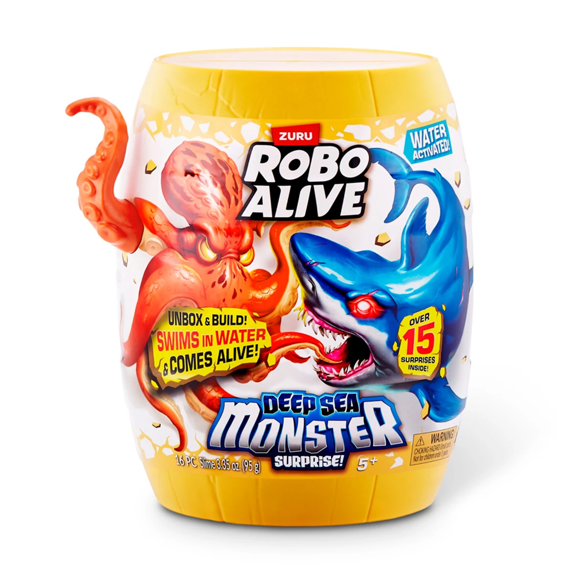 SET SORPRESA MONSTRUO MARINO ROBO ALIVE  - 3