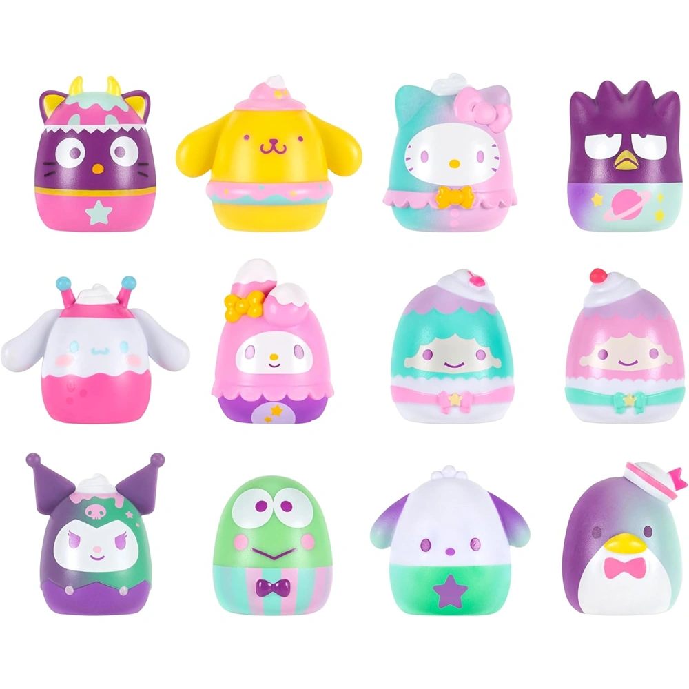 SET DE 12 FIGURAS HELLO KITTY SQUISH A LONGS - 3