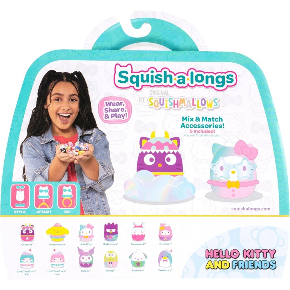 SET DE 12 FIGURAS HELLO KITTY SQUISH A LONGS - 9