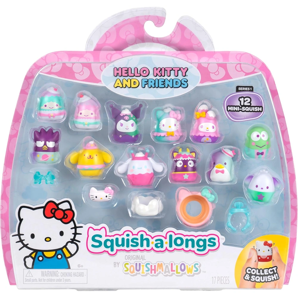 SET DE 12 FIGURAS HELLO KITTY SQUISH A LONGS - 10