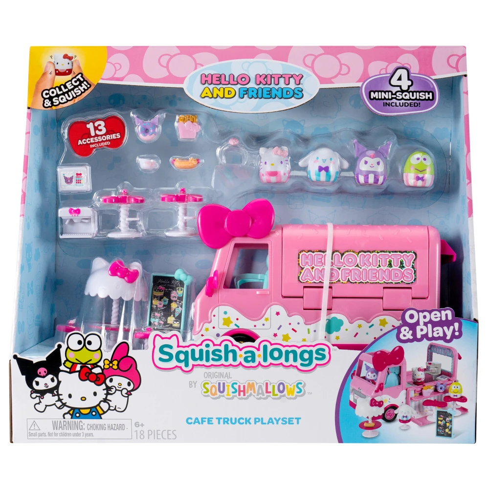 SET DE JUEGO HELLO KITTY  FOOD TRUCK SQUISH A LONGS - 1